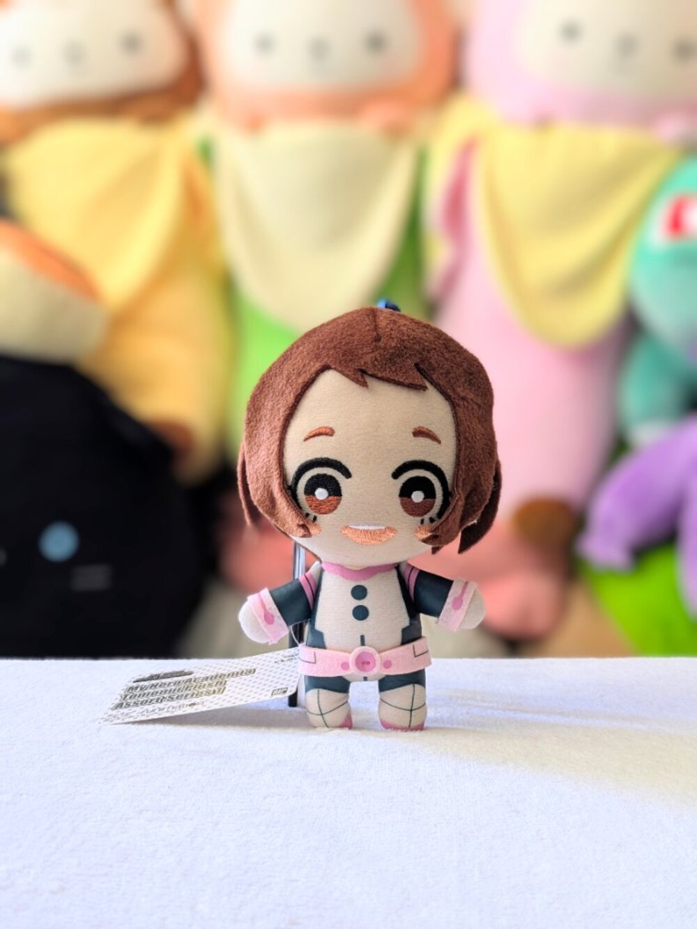 Bandai My Hero Academia Ochaco Uraraka Tomonui Plush Keychain (Assort Series 1)